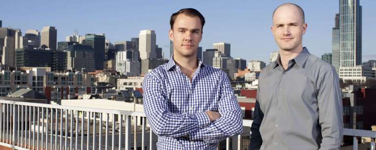Fundadores da Coinbase