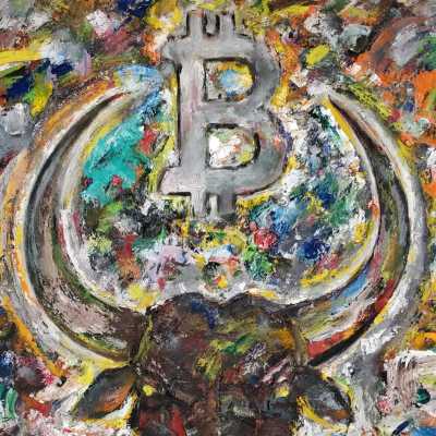 arte com bitcoin e blockchain
