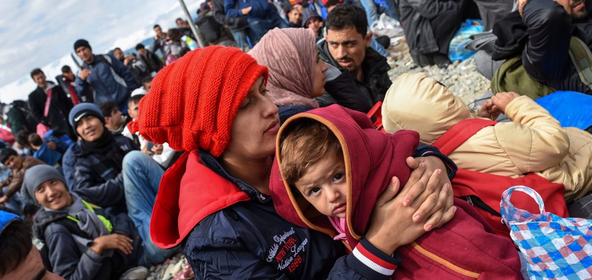 refugiados na síria