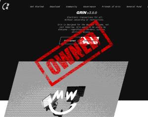 Grin owned site