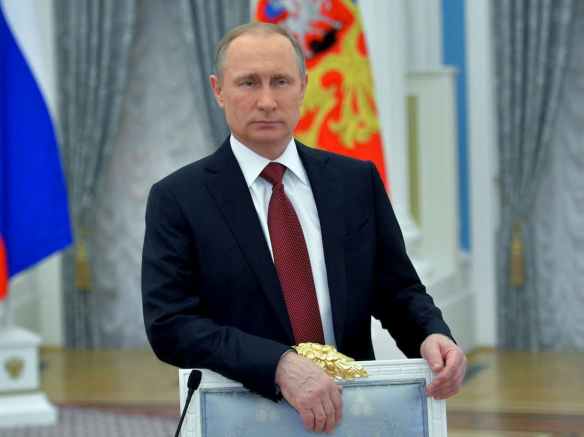 Putin em Moscou, na Rússia