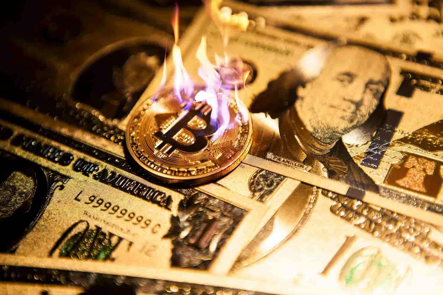 bitcoin pegando fogo