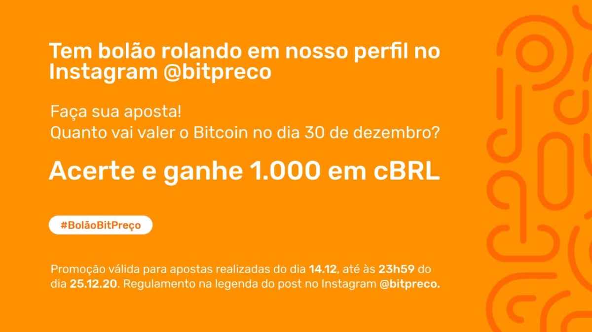 Marketplace de criptomoedas anuncia bolão para quem acertar o valor do Bitcoin