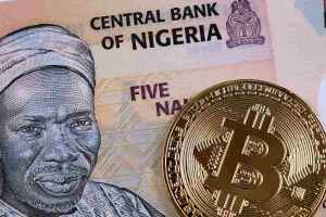 Naira e Bitcoin - Nigéria