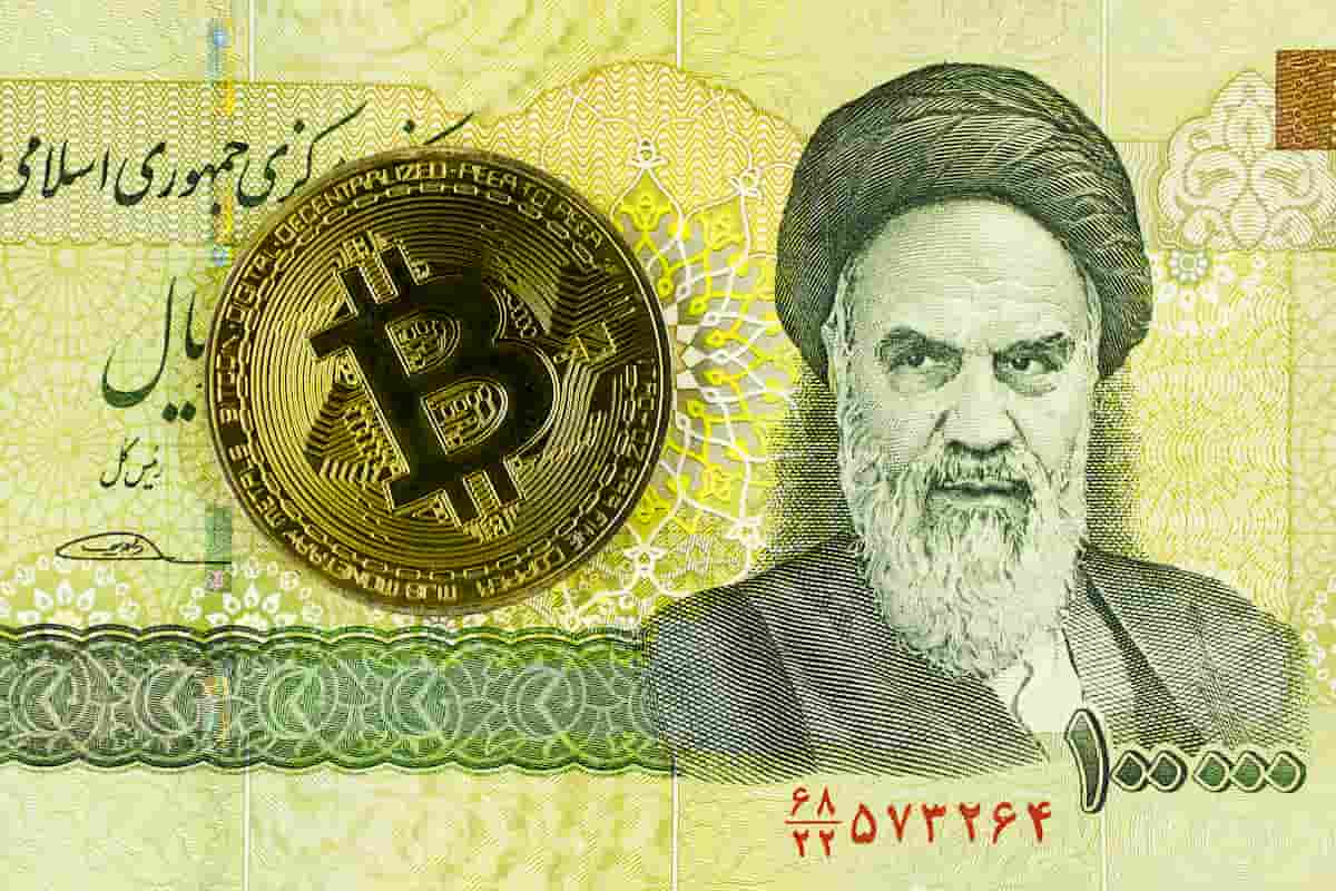 Moeda Banco Central do Irã com bitcoin