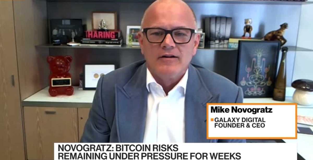 Bitcoin continuará sob pressão nas próximas semanas, afirma Mike Novogratz