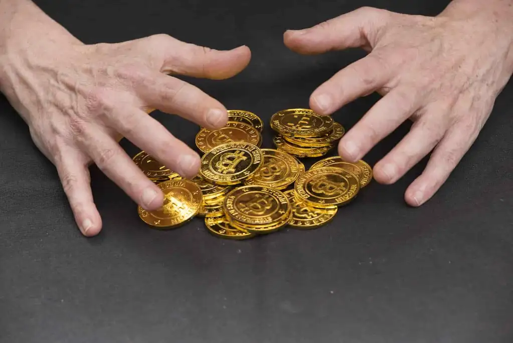 moedas de bitcoin