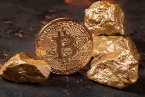 Bitcoin e pedras de ouro