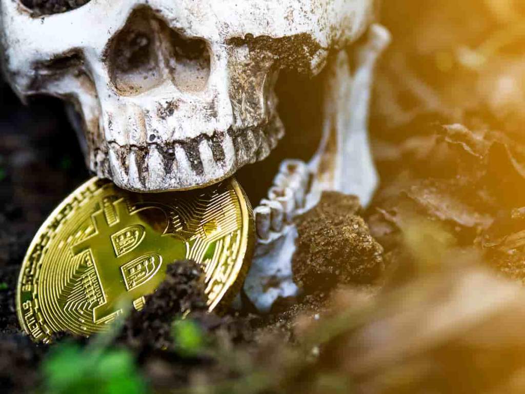 Bitcoin cruz da morte