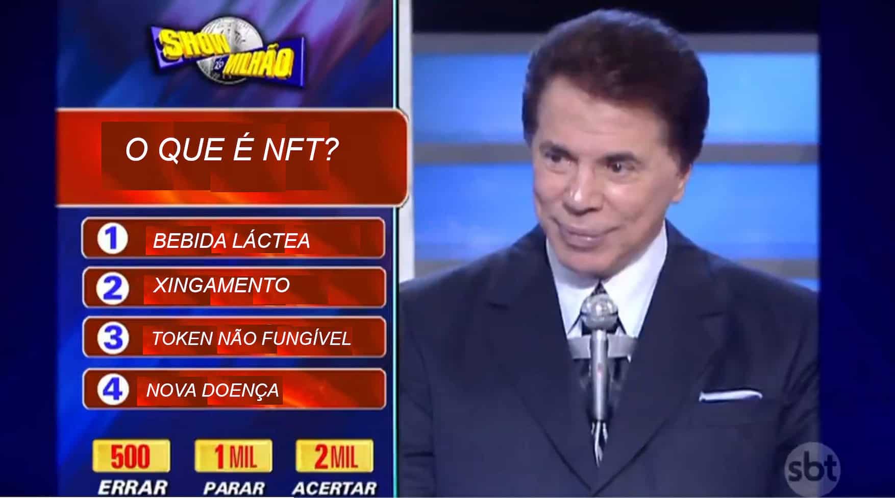 Silvio Santos lança NFTs: “quem quer dinheiro?”
