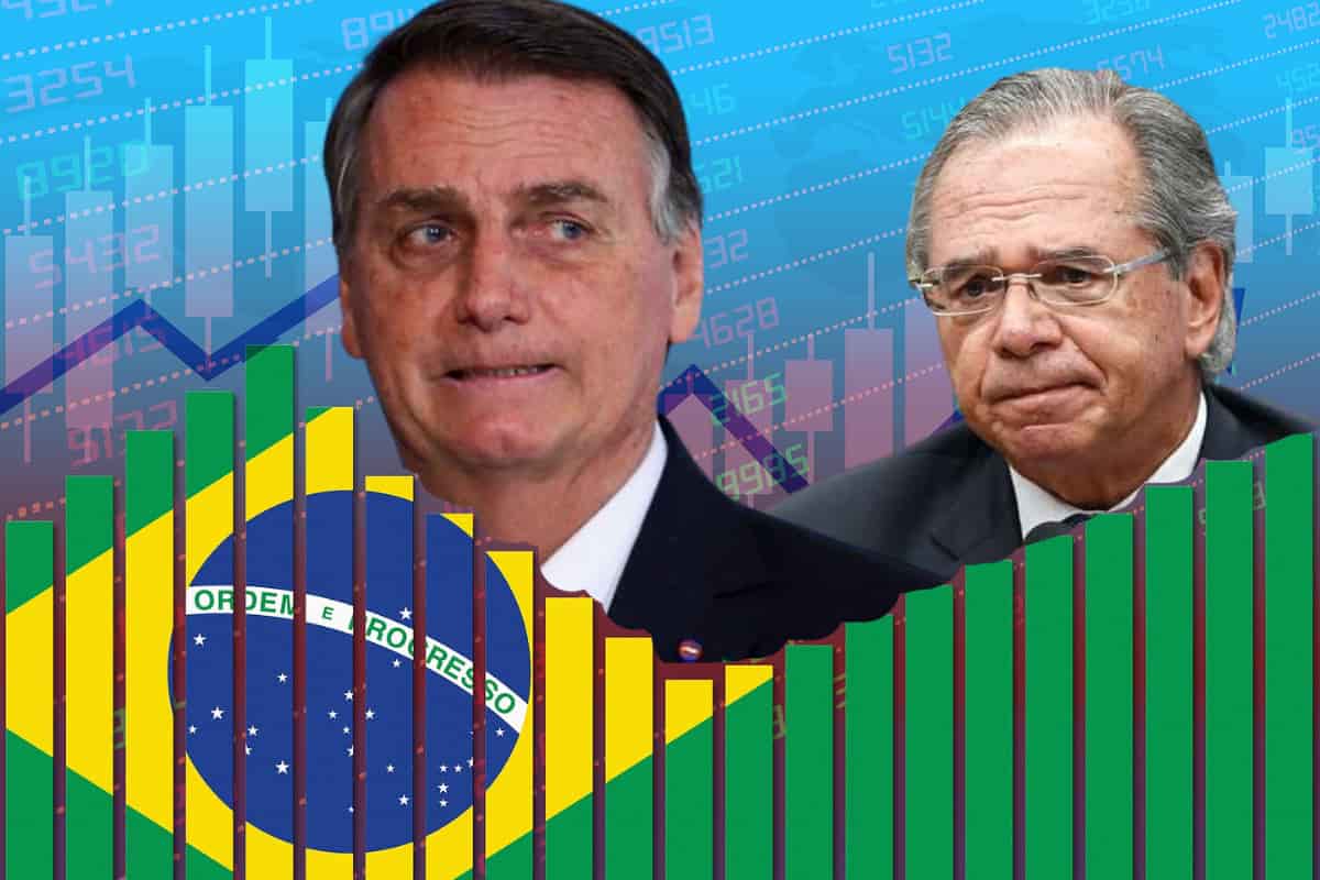 Brasil Guedes e Bolsonaro crise política e economica