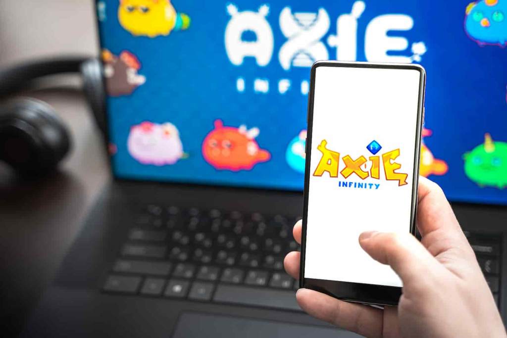 Axie Infinity game no computador e celular