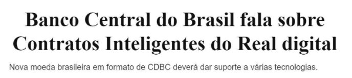Etheruem e banco do Brasil 
