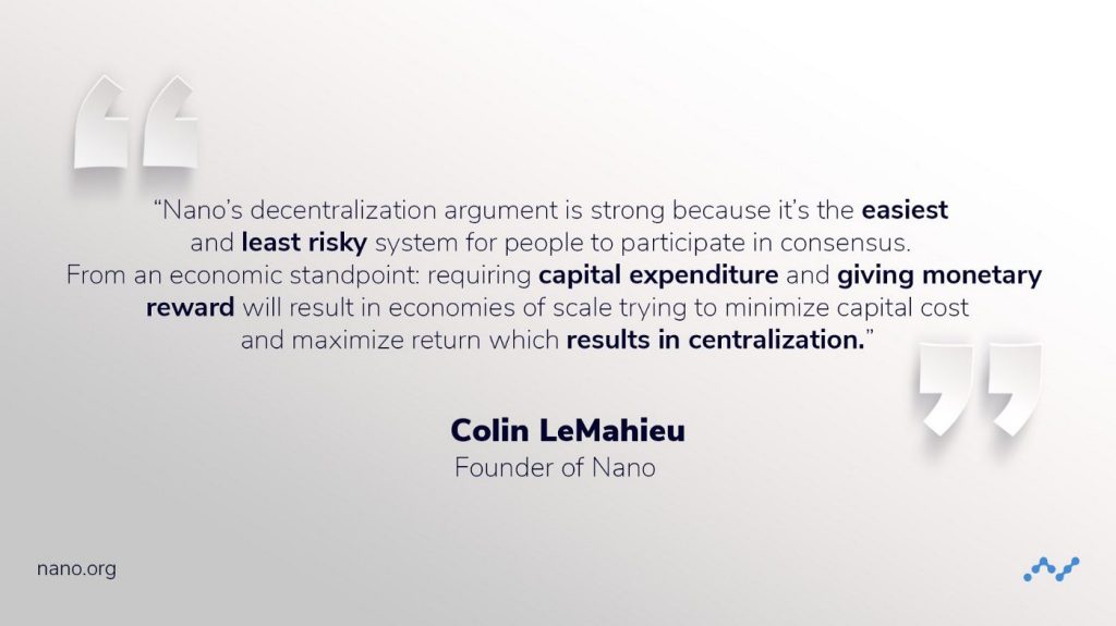 Citação de Colin LeMahieu sobre taxas e centralização