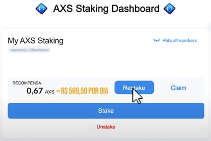 AXS staking