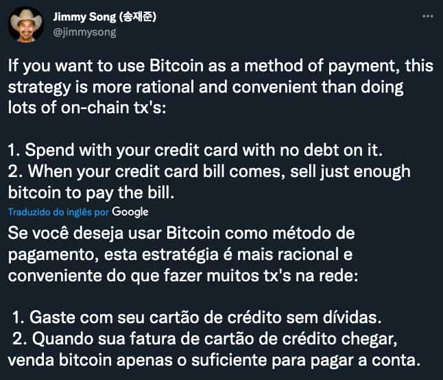 Desenvolvedor do Bitcoin faz tweet sobre usar cartão de crédito a bitcoin