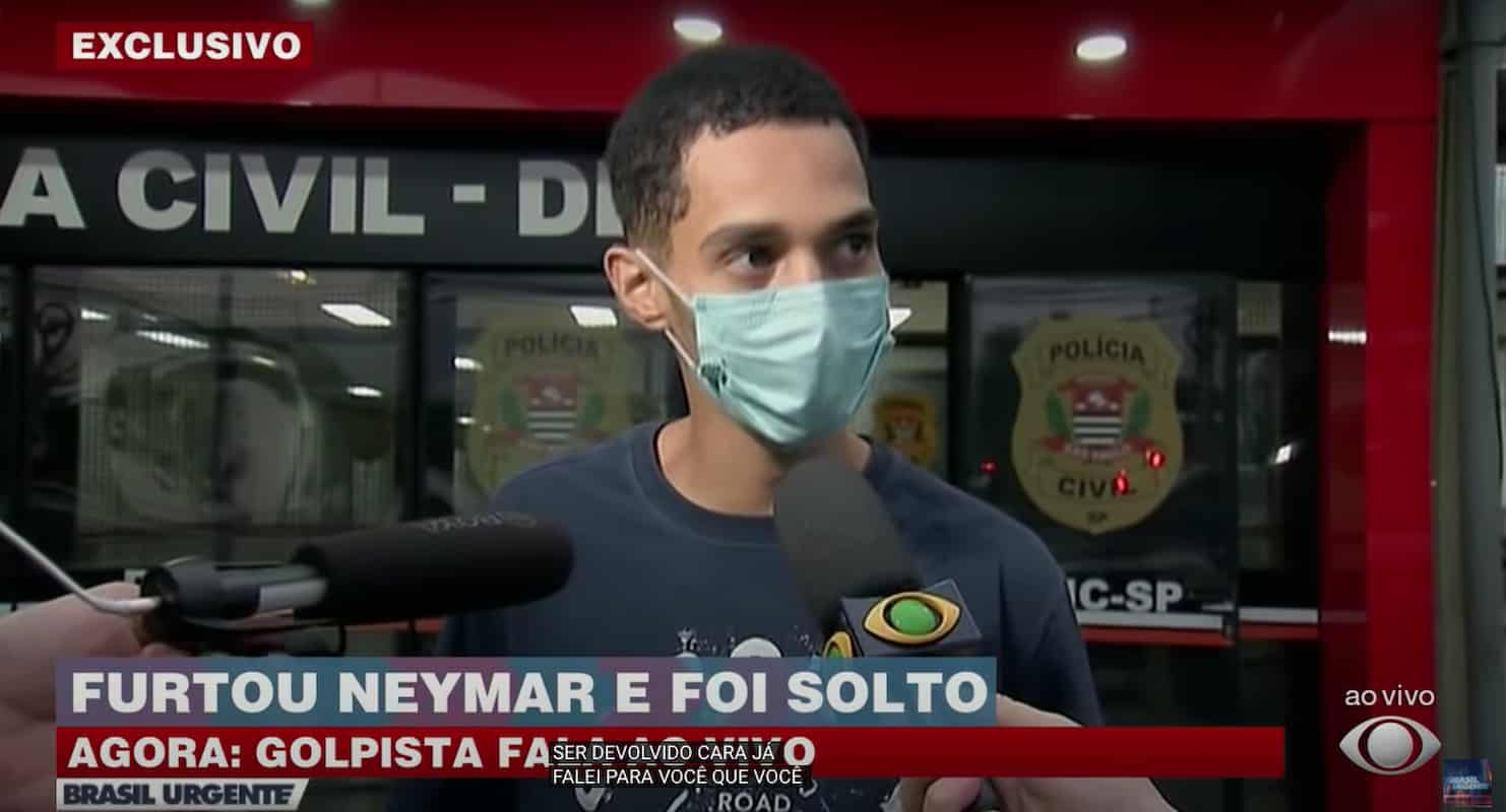 Golpista que roubou Neymar