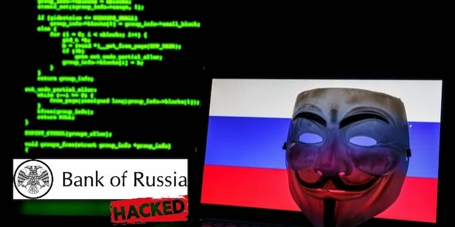 Anonymous diz ter hackeado Banco Central da Rússia e ameaça vazar documentos secretos nas próximas horas