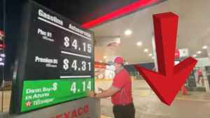 Posto em El Salvador abaixa o preço do litro da gasolina