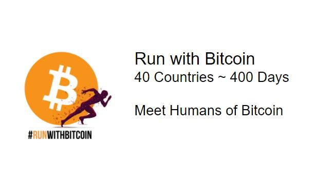 Logo do projeto Run With Bitcoin