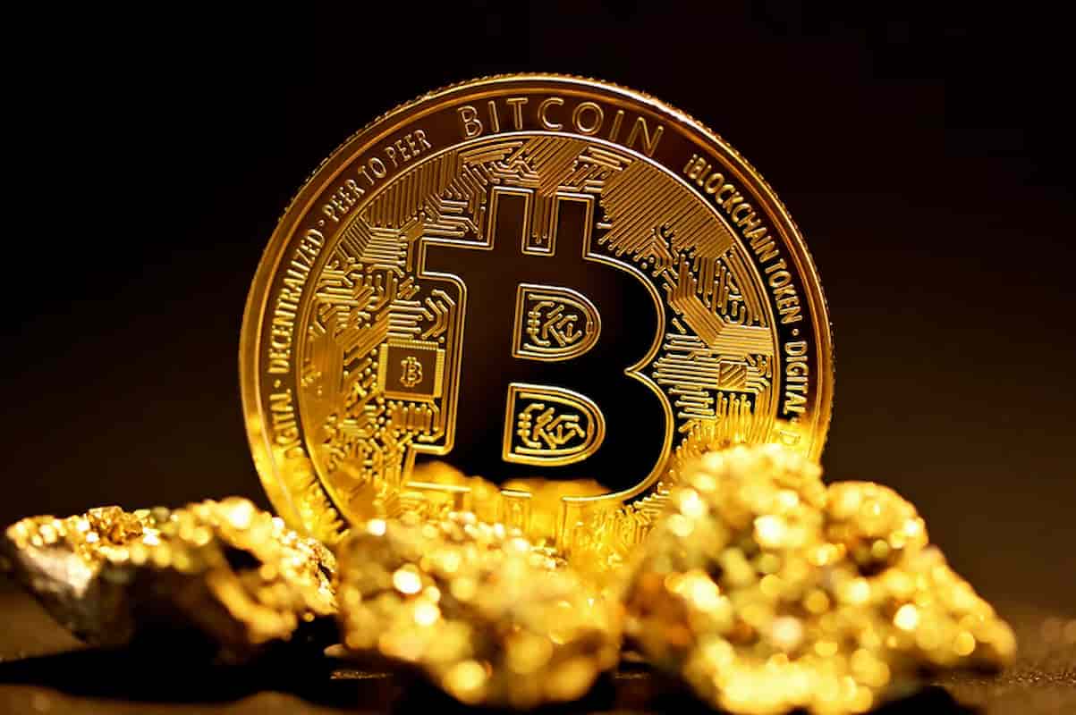 Mineração de bitcoin e ouro