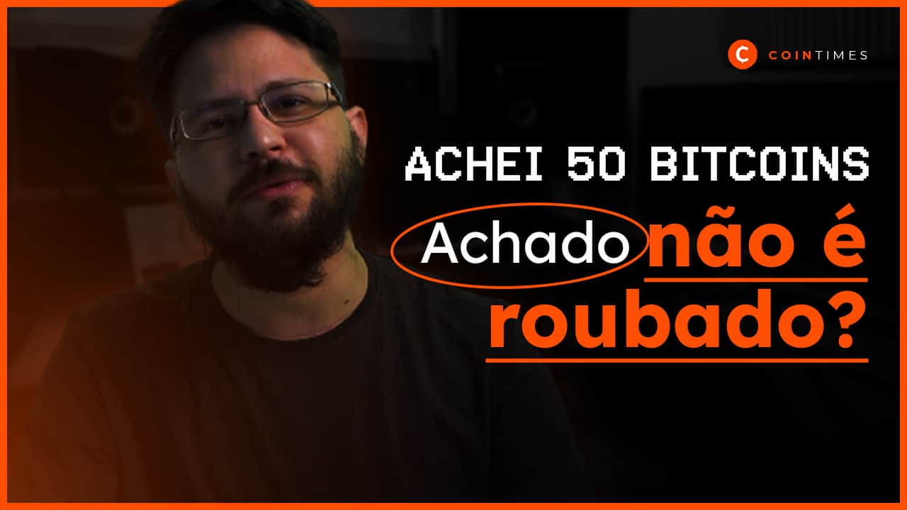 Capa do vídeo: "Achei 50 bitcoins. Achado não é roubado?"
