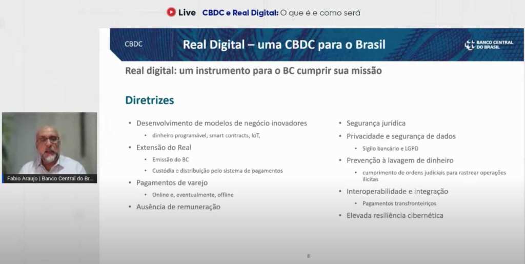 CBDC brasileira, apresentação sobre o novo dinheiro.