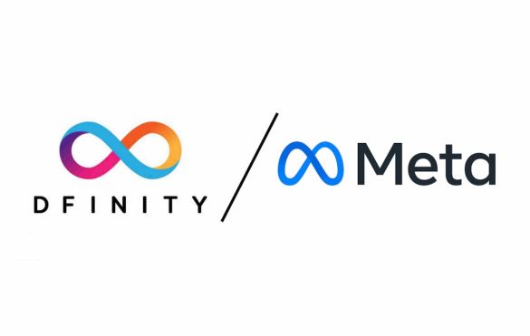 logos dfinity e meta