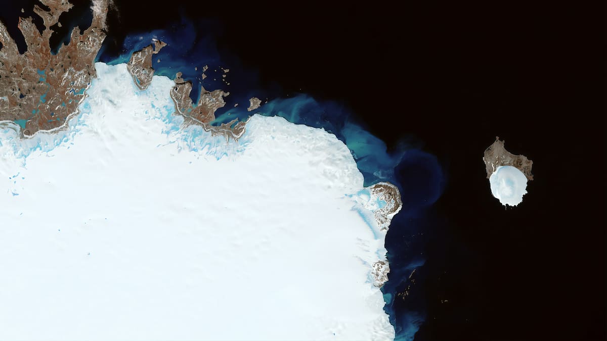 imagem de satélite da terra