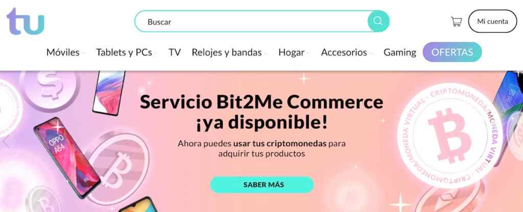 Telefónica's virtual store accepts cryptocurrencies as payment
