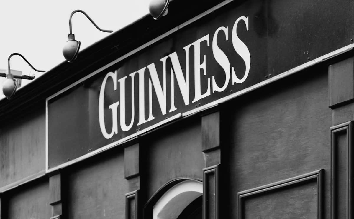 Placa antiga: Guinness