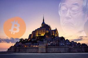 Mont Saint Michel com Bitcoin e Dorian Nakamoto