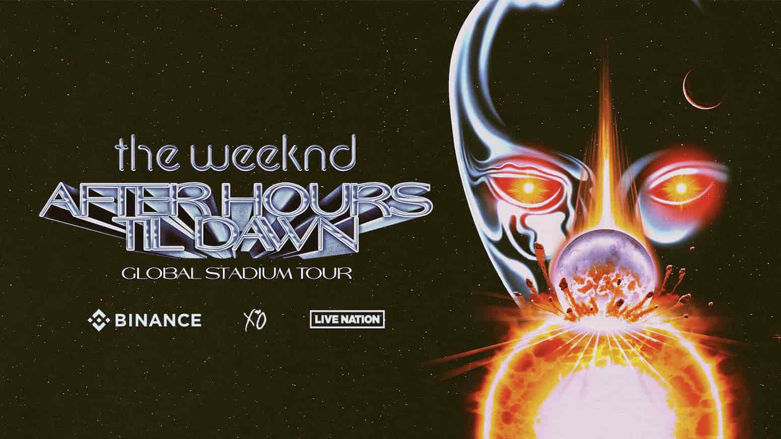 The Weeknd e Binance lançam NFTs exclusivos para os fãs da turnê After Hours Until Dawn