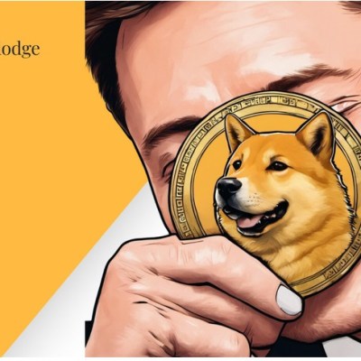 Homem com moeda de cachorro