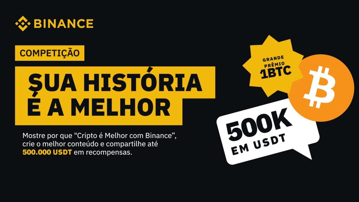 Binance vai dar 1 bitcoin e distribuir R$ 2.5 milhões para criadores de conteúdo sobre criptomoedas