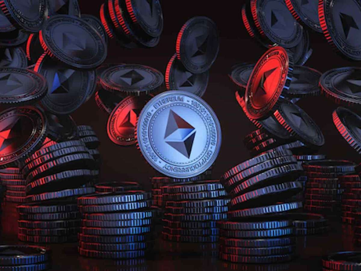 Pilha de moedas do Ethereum