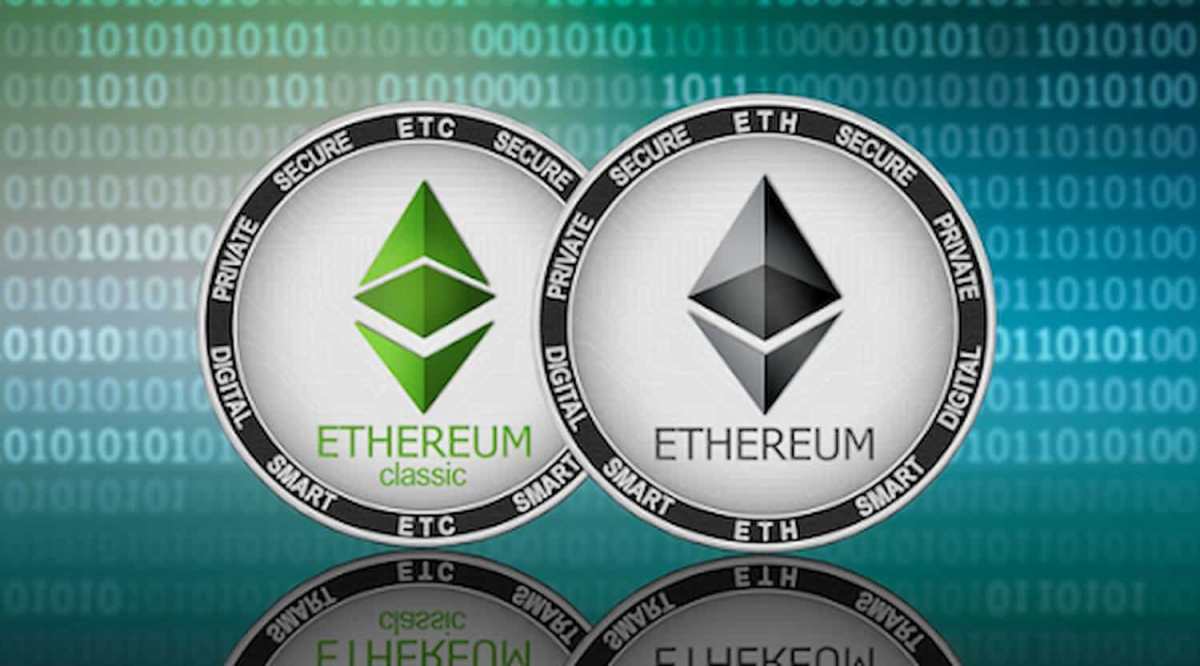 Duas moedas do Ethereum