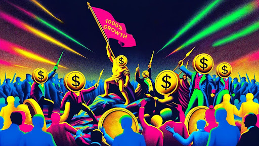 A próxima revolução das criptomoedas: Moedas com potencial de crescimento de 1.000%