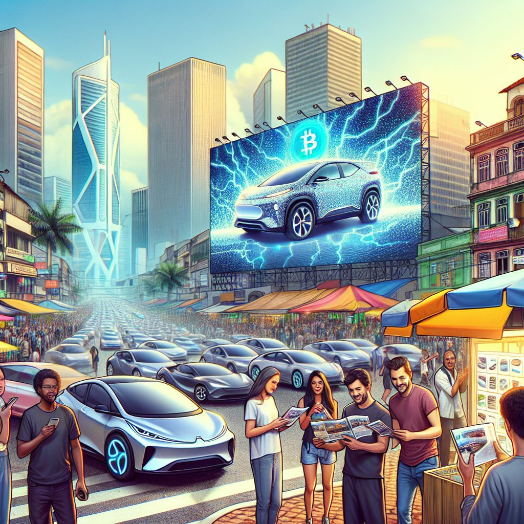 A procura por carros elétricos dispara no Brasil e projeto cripto acompanha