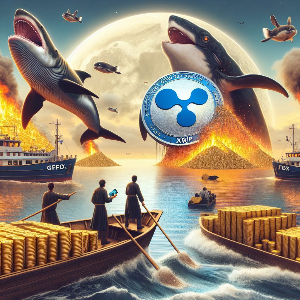Preço do $XRP sobe após baleias movimentarem 75 milhões de tokens Ripple; enquanto pré-venda do $GFOX supera US$ 5,3 milhões