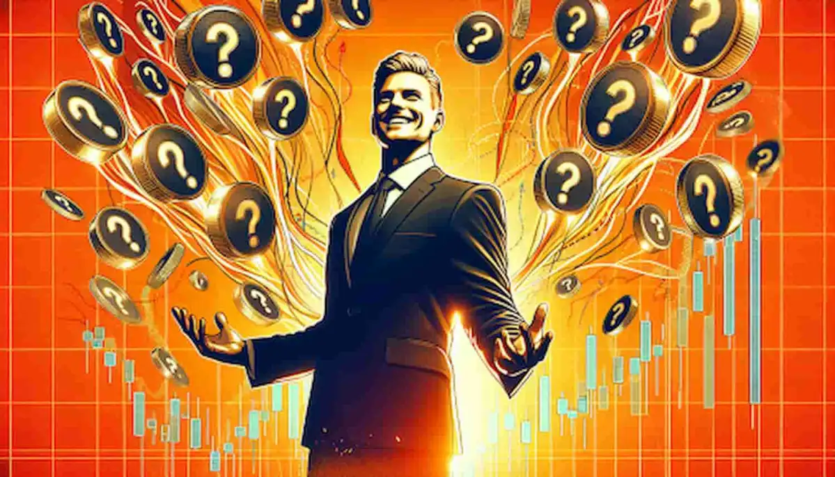 Investidor em volta de Altcoins
