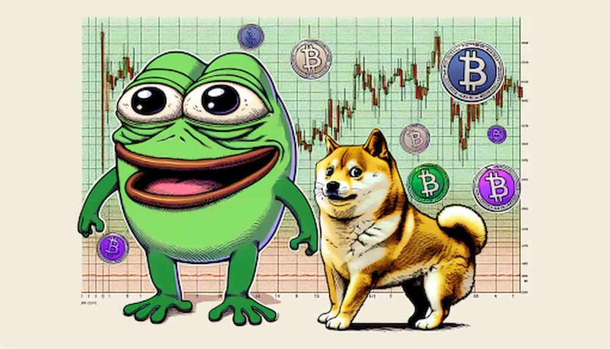 Pepe e Shiba inu.