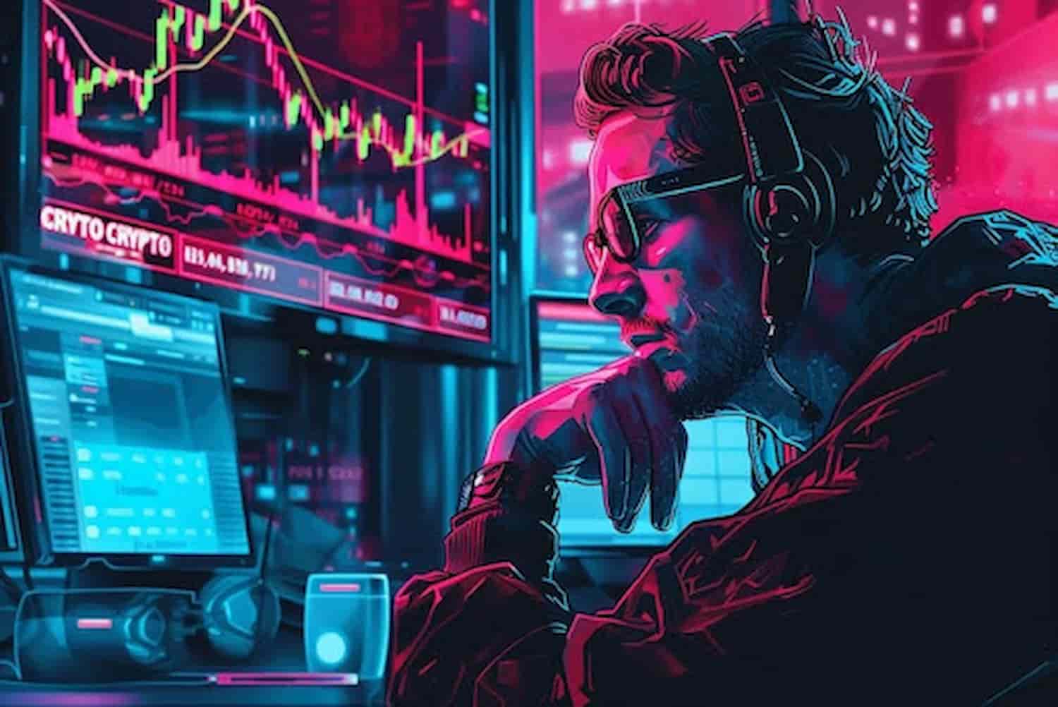 Investidor em seu setup