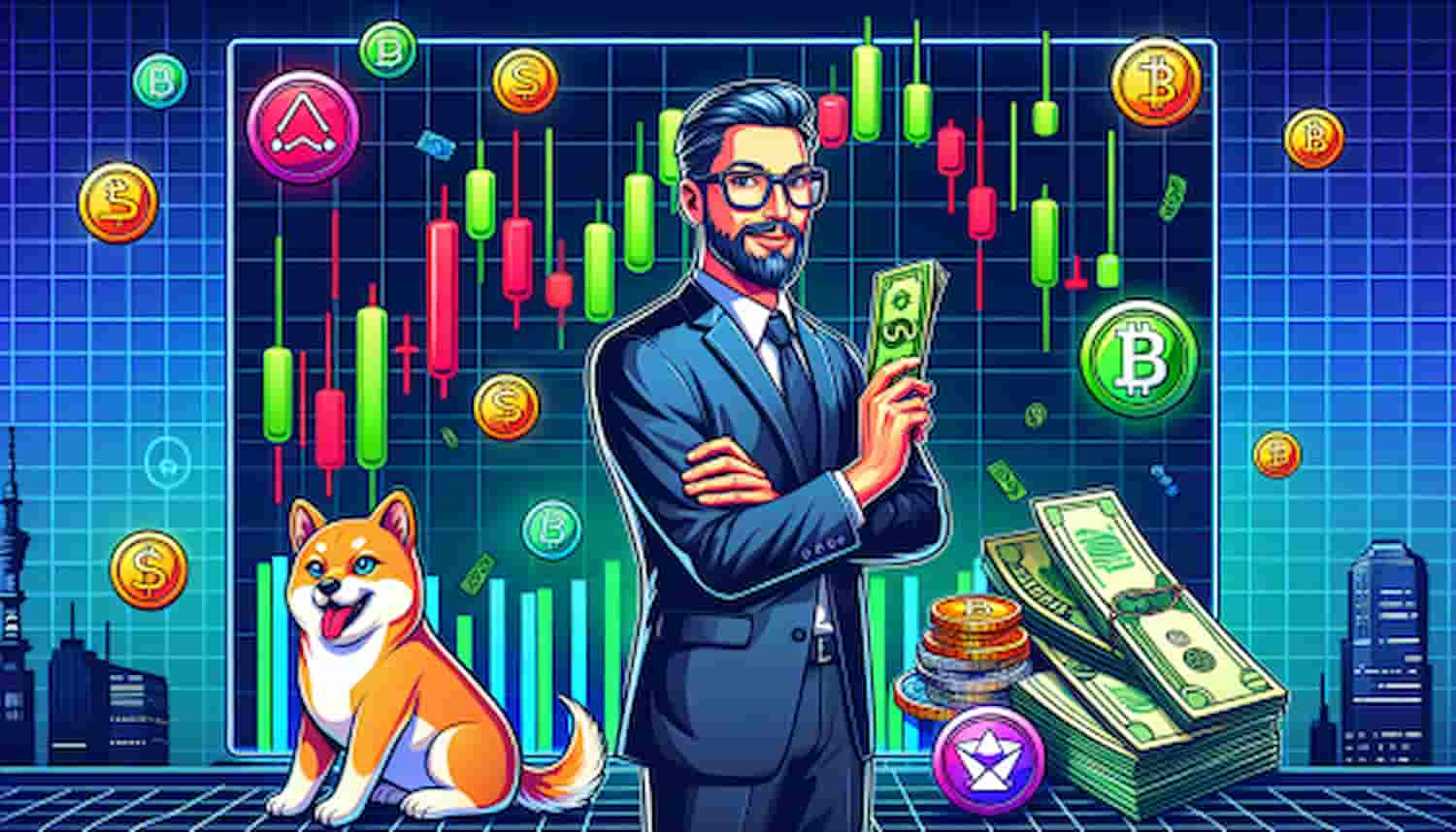 Analista de Wall Street prevê aumento de 5000% para este Memecoin de Solana a $0,0003, superando Dogecoin (DOGE) e Shiba Inu (SHIB)