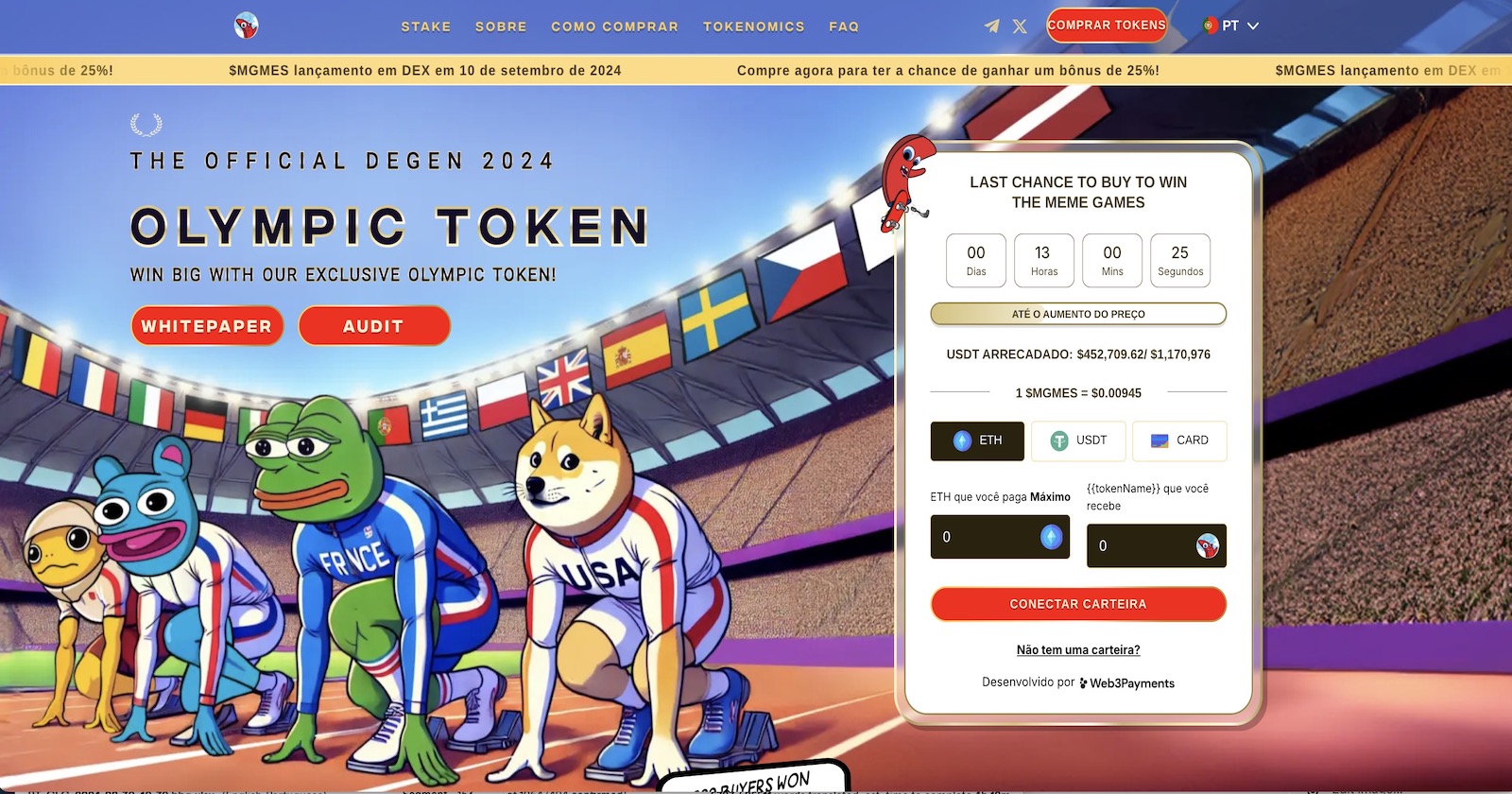 The Meme Games dará início à reivindicação de tokens e listagem DEX