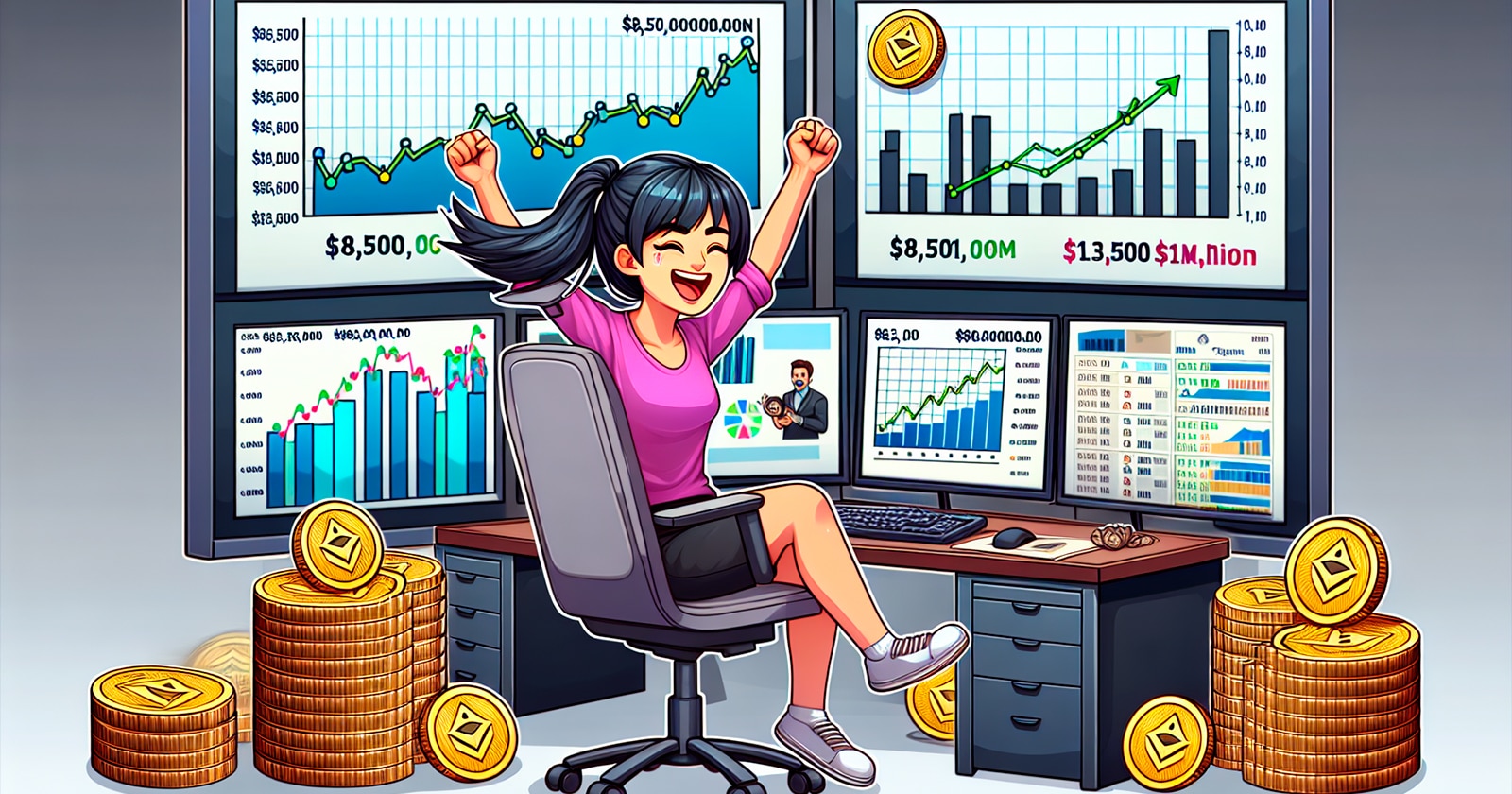 Trader constrói fortuna de US$ 7,4 milhões investindo US$ 295 na Tron