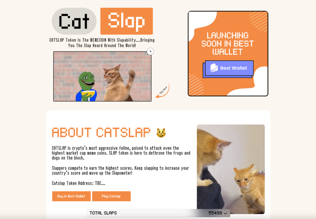 Esqueça Popcat! CatSlap ($SLAP) chega com ganhos explosivos e revoluciona o mercado de meme coins