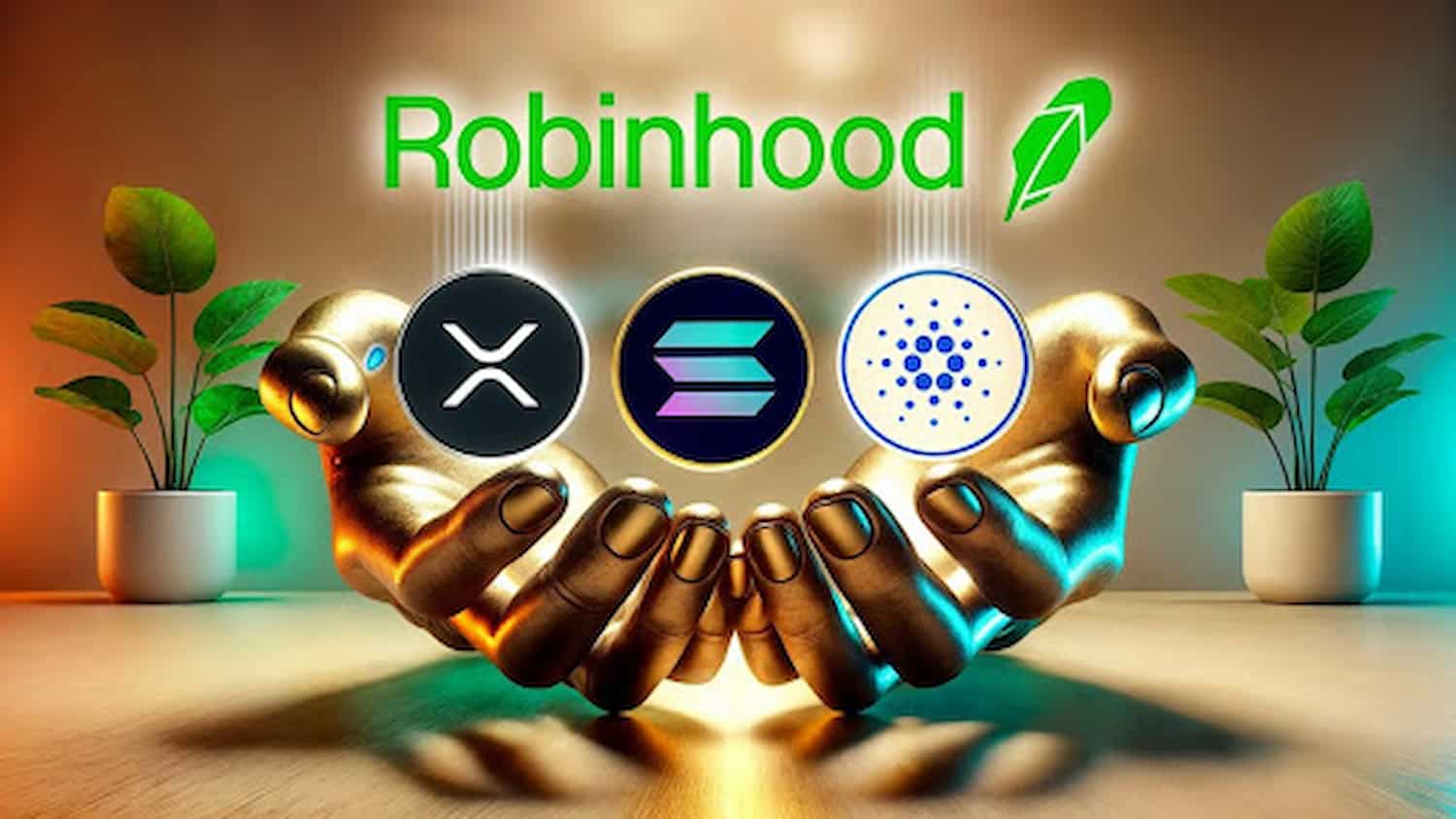 Solana, XRP e Cardano de Volta ao Robinhood; Nova Pré-venda Chama Atenção