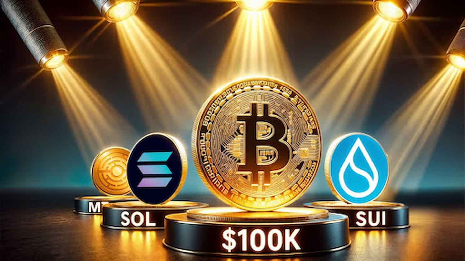 Solana, Sui, MTAUR cripto rally com Bitcoin