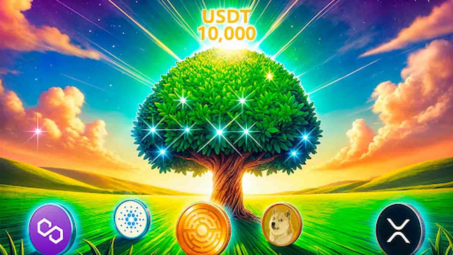 As 5 principais criptomoedas com potencial explosivo: ADA, DOGE, DOT, XRP, MTAUR